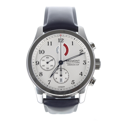 117 - Bremont America's Cup Regatta AC Chronograph automatic stainless steel gentleman's wristwatch, refer... 