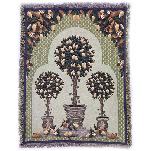 474 - Lemon tree tapestry throw/wall hanging, 50