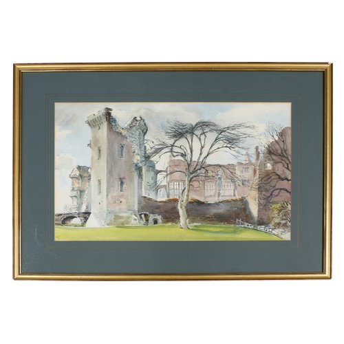 452 - Douglas Sutton (20th/21st century) - 'The Mamian, Berry Pomeray Castle, Devon', signed and dated '57... 