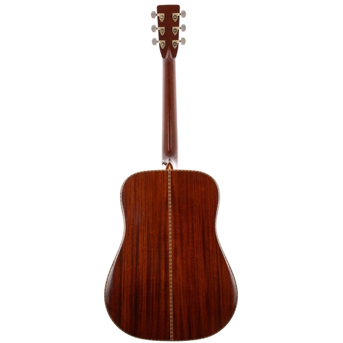 151 - Aria Paul Brett PB-30 electro-acoustic guitar; Back and sides: mahogany, light surface scratches; To... 