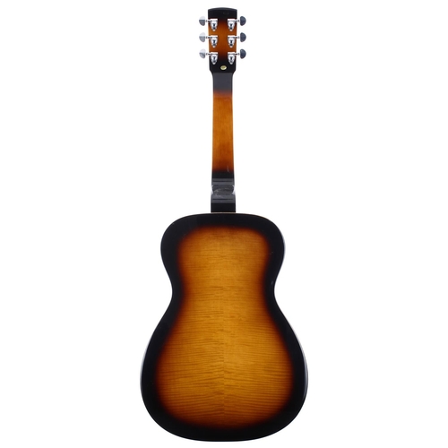 153 - Gold Tone Paul Beard Signature Series PBS Deluxe square neck resonator guitar; Body: sunburst figure... 