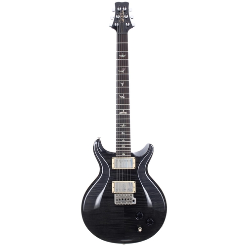 156 - 2004 Paul Reed Smith (PRS) Santana III electric guitar, made in USA; Body: trans black maple top upo... 