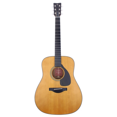 169 - 2021 Yamaha FG5 Red Label acoustic guitar, made in Japan; Back and sides: mahogany; Top: natural spr... 