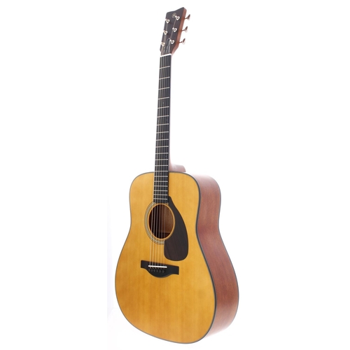 169 - 2021 Yamaha FG5 Red Label acoustic guitar, made in Japan; Back and sides: mahogany; Top: natural spr... 