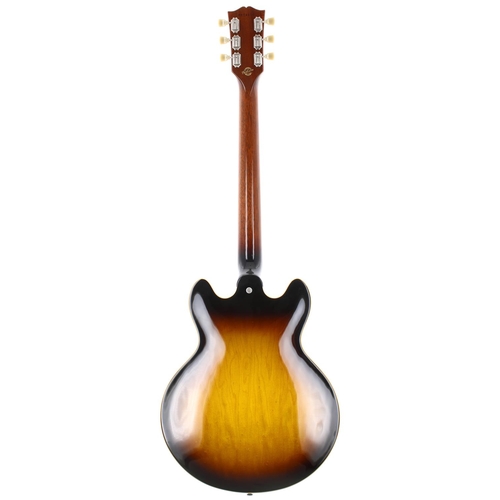 63 - 2007 Gibson Custom Shop ES-339 semi-hollow body electric guitar, made in USA; Body: sunburst finish;... 