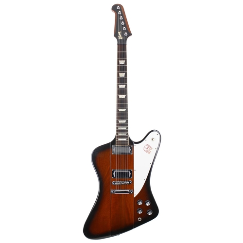 69 - 2008 Gibson Firebird V electric guitar, made in USA; Body: two-tone sunburst, a few minor dings and ... 