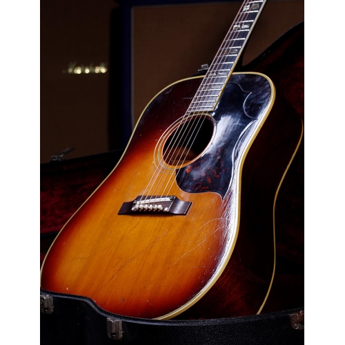 73 - 1964 Gibson Southern Jumbo acoustic guitar, made in USA; Back and sides: mahogany, light checking, l... 