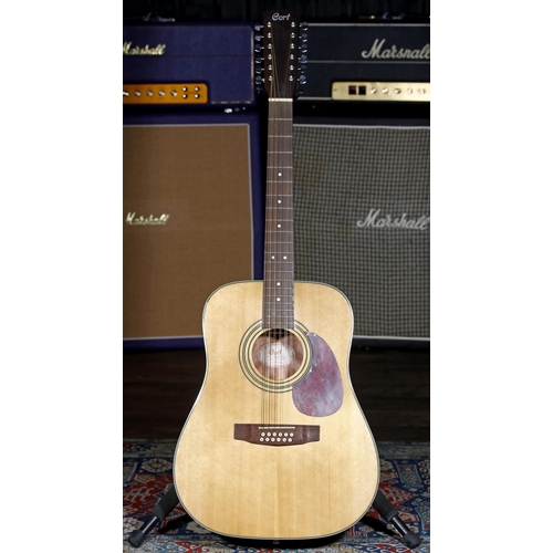 805 - 2005 Cort Earth-70 twelve string acoustic guitar; Back and sides: laminated mahogany; Top: natural s... 