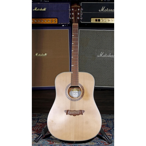 814 - Washburn WD32S acoustic guitar, made in China, circa 2006; Back and sides: mahogany, a few light mar... 