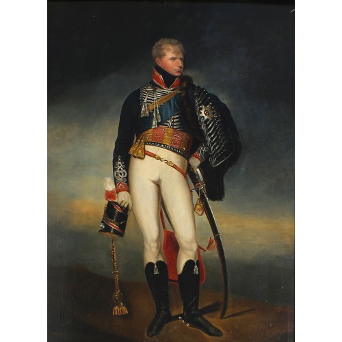 447 - Circle of Sir William Beechey RA., (1753-1839) - portrait of the Duke of Cumberland in Light Dragoon... 