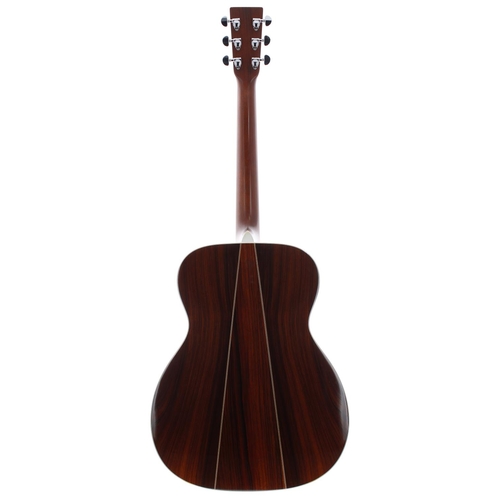 121 - 2009 C.F. Martin M-36 acoustic guitar, made in USA; Back and sides: Indian rosewood, a few light sur... 