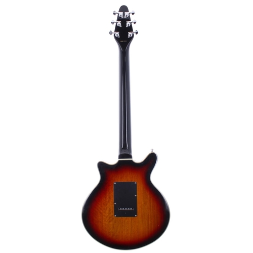 195 - Burns Brian May electric guitar; Body: sunburst finish, minor dings and surface scratches; Neck: goo... 