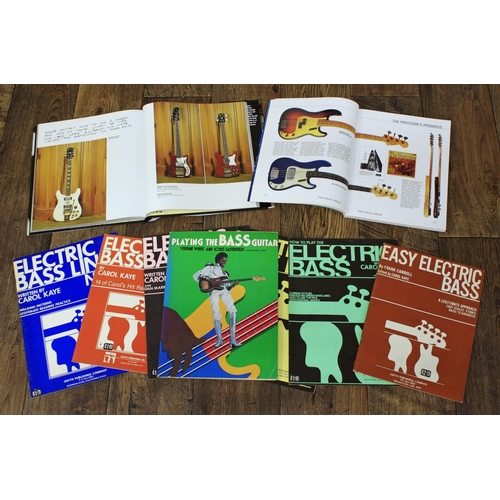 558 - Selection of bass guitar reference books to included John Entwistle 'Bass Culture, the John Entwistl... 