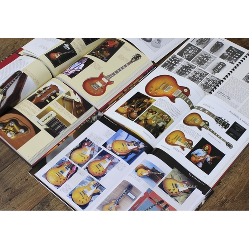 559 - Four Les Paul reference books to include Maurice Production 'Burst Gang, For all the Les Paul Lovers... 