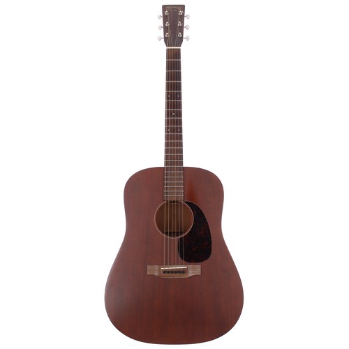 125 - 2011 C.F. Martin D-15M acoustic guitar, made in USA; Body: mahogany; Neck: mahogany; Fretboard: rose... 