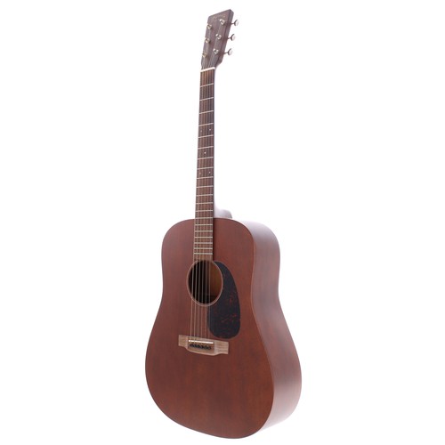 125 - 2011 C.F. Martin D-15M acoustic guitar, made in USA; Body: mahogany; Neck: mahogany; Fretboard: rose... 