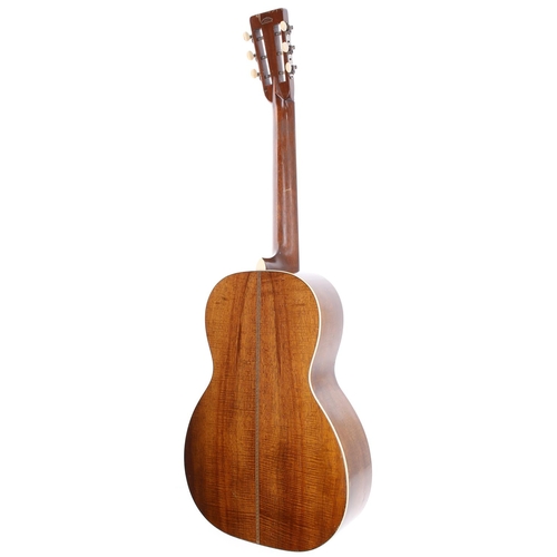 127 - 1928 C.F. Martin 0-28K acoustic guitar, made in USA; Body: all koa, play wear to the top, further ma... 