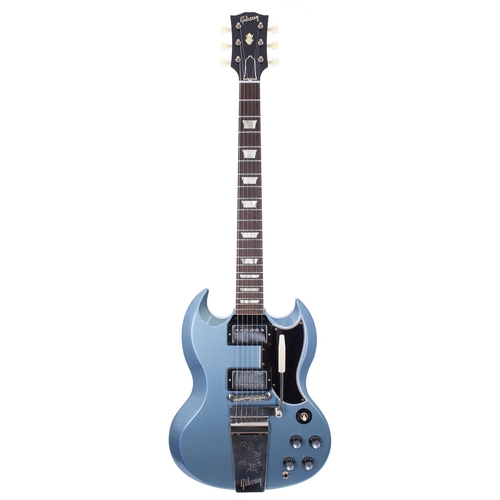 81 - 2021 Gibson Custom Shop Murphy Lab '64 SG Standard electric guitar, made in USA; Body: Pelham blue f... 