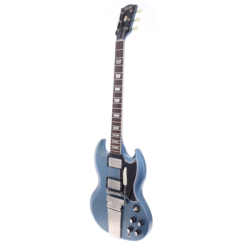 81 - 2021 Gibson Custom Shop Murphy Lab '64 SG Standard electric guitar, made in USA; Body: Pelham blue f... 