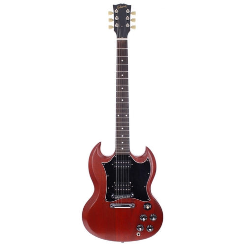 82 - 2011 Gibson SG Special Faded electric guitar, made in USA; Body: faded cherry finish mahogany, buckl... 