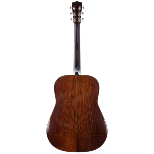 219 - 2008 Atkin Dreadnought acoustic guitar, made in England; Back and sides: Indian rosewood, a few mino... 