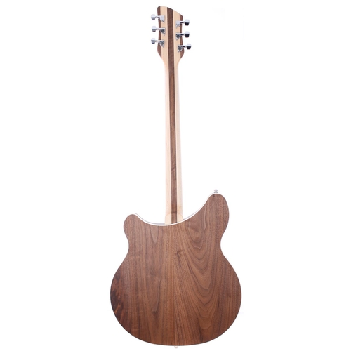 226 - 2022 Rickenbacker 360 electric guitar, made in USA; Body: walnut finish; Neck: maple and walnut; Fre... 