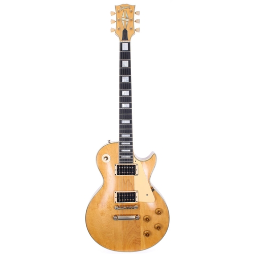 91 - 1970 Gibson Les Paul Custom electric guitar, made in USA; Body: natural stripped finish, buckle scra... 