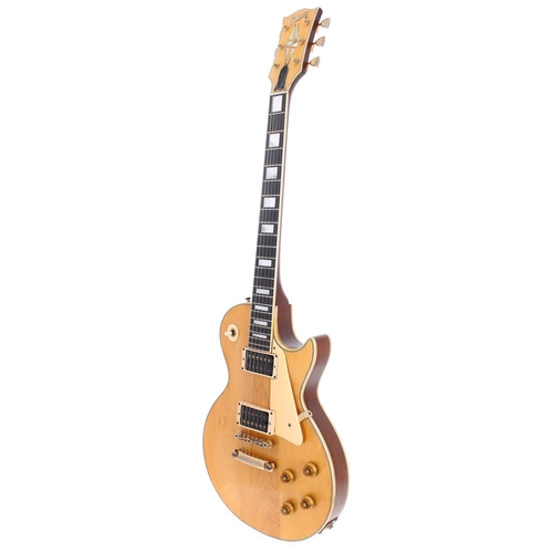 91 - 1970 Gibson Les Paul Custom electric guitar, made in USA; Body: natural stripped finish, buckle scra... 