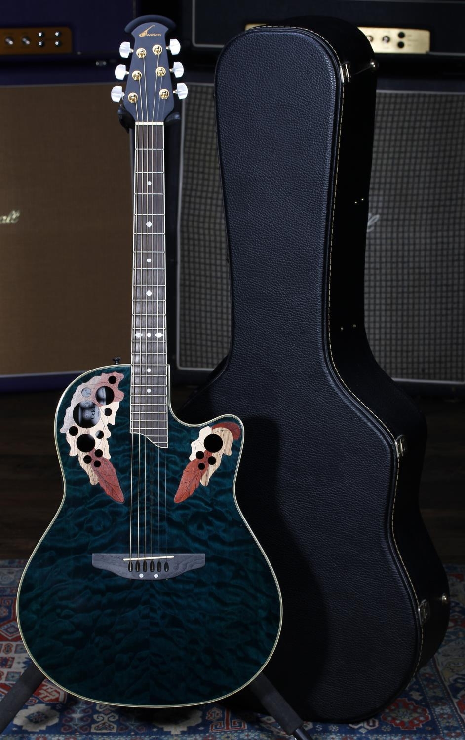 Ovation Celebrity　CS257　OP30搭載 　ギター純正ケース付属品