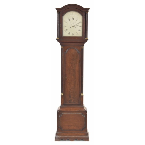 1812 - Mahogany eight day longcase clock, the 12