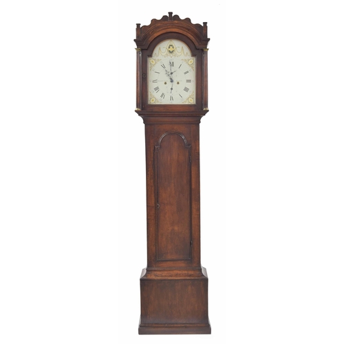 1816 - Elm Eight day longcase clock, the 12