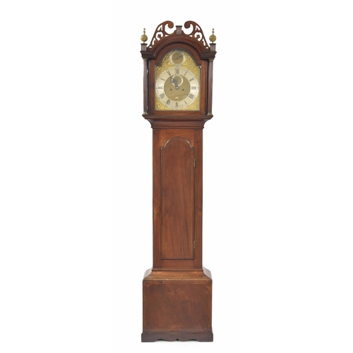 1817 - Mahogany eight day longcase clock, the 12