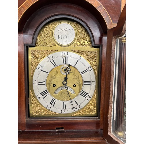 87 - Good George III mahogany 8 day longcase clock, the 11