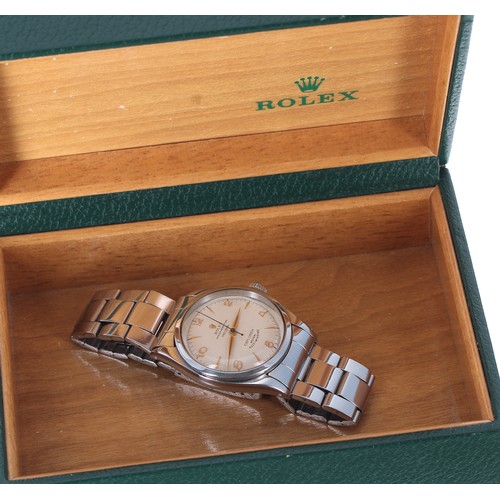 65 - Rolex Oyster Precision Explorer Rotor Self-Winding stainless steel gentleman's wristwatch with a 'ho... 