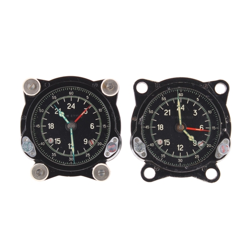 2515 - Two similar Russian aircraft clocks, the 2.75