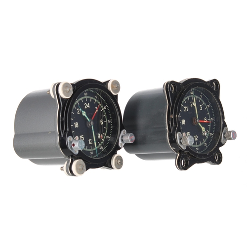 2515 - Two similar Russian aircraft clocks, the 2.75