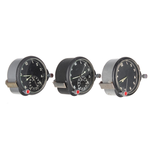 2516 - Two similar Russian aircraft clocks, the 2.75