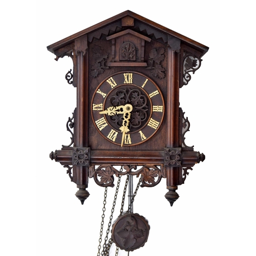 2620 - Black Forest two train cuckoo clock, the 5.5