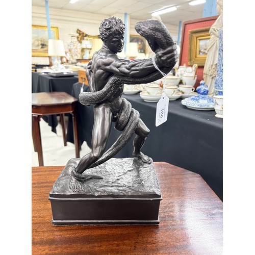 106 - After Frederic Leighton - 'An Athlete Wrestling a Python', Royal Academy Arts 'Austin Sculpture' col... 