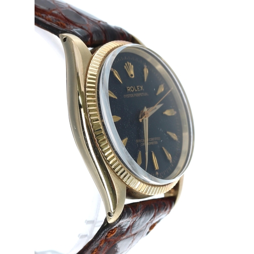 44 - Rolex Oyster Perpetual 14ct gentleman's wristwatch, reference no. 6564, serial no. 435xxx, circa 195... 