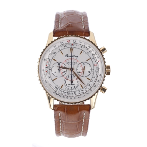 73 - Breitling Navitimer Montbrilliant 18ct automatic gentleman's wristwatch, reference no. H30030.1, ser... 