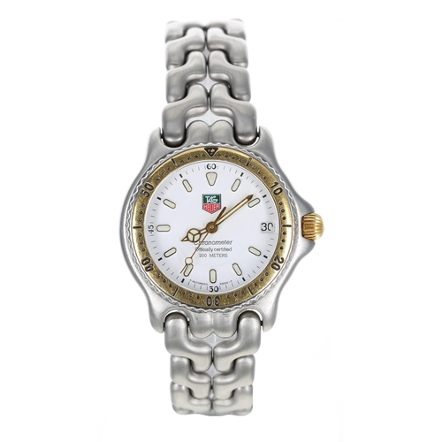 83 - Tag Heuer SEL Chronometer automatic mid-size bi-colour gentleman's wristwatch, reference no. S87.813... 