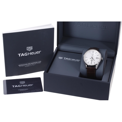 79 - Tag Heuer Carrera Calibre 5 automatic stainless steel gentleman's wristwatch, reference no. WAR211B-... 