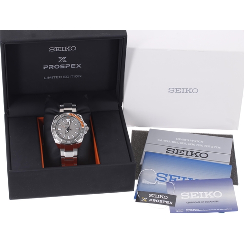 94 - Seiko Prospex 'Grey Dawn' Air Diver's automatic limited edition Diver's wristwatch, reference no. 4R... 