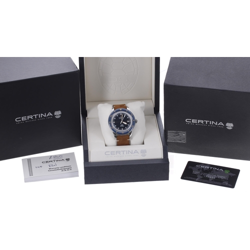 126 - Certina DS PH200M automatic stainless steel gentleman's wristwatch, reference no. C036407 A, black d... 