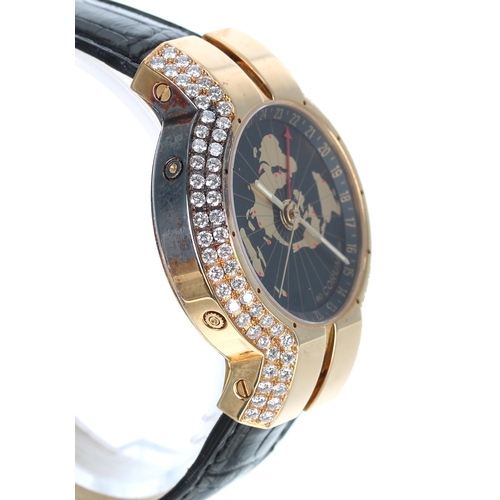 130 - Corum 18ct and diamond automatic gentleman's wristwatch, reference no. 283.254.65, serial no. 581xxx... 