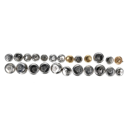 244 - Rolex - Twenty-four assorted winding crowns