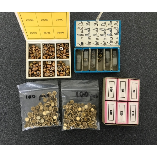 252 - Quantity of assorted wristwatch winding crowns