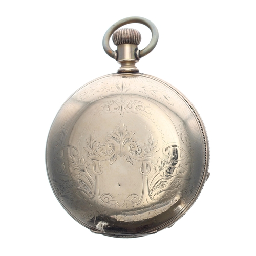 269 - Elgin National Watch Co. gold plated lever set hunter pocket watch, circa 1895, signed movement, no.... 