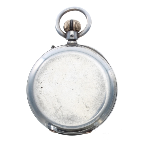 277 - Victorian silver lever pocket watch, London 1884, three quarter plate movement signed Jackman & ... 